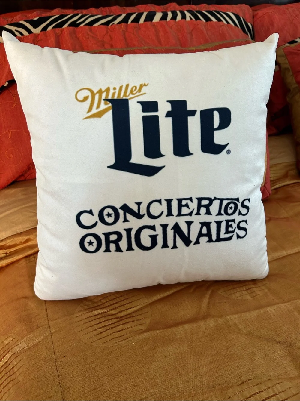 $10 Days Mexican Cumbia Group Canaveral Pillow 14” x 14”
